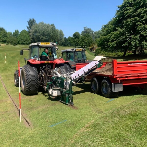 Drainage works took place to help make The Tytherington's course playable all year round