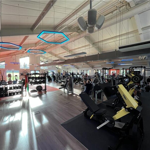 The fabulous new gym at Benton Hall