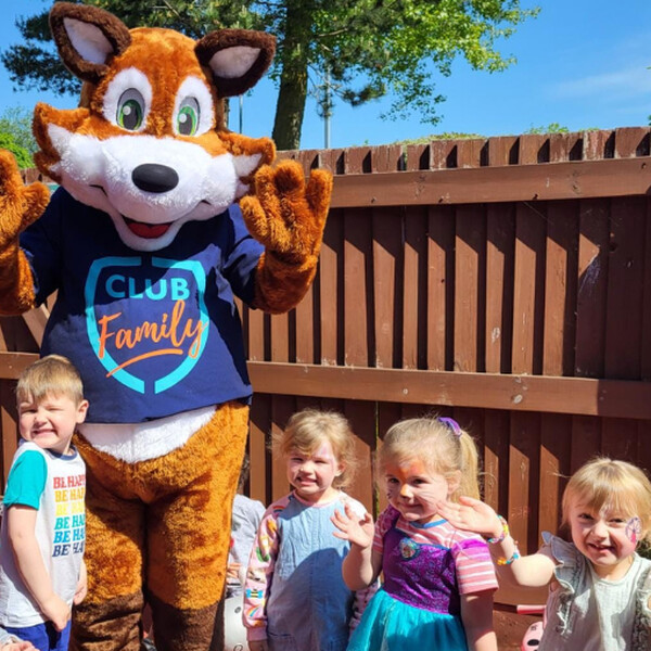 Chip the Club Cub made a special appearance at open weekends around the country